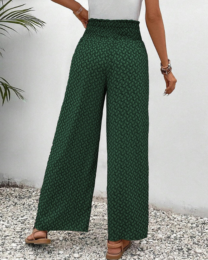 Sapphira - Damenhose mit grafischem Muster