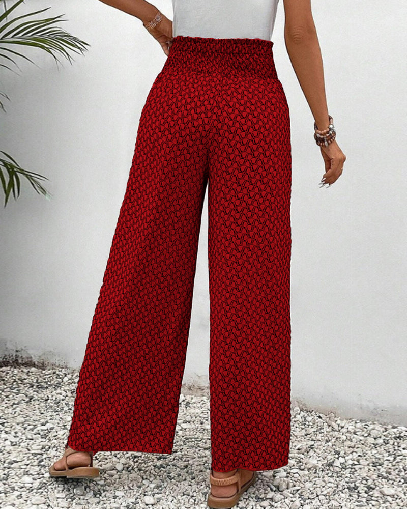 Sapphira - Damenhose mit grafischem Muster