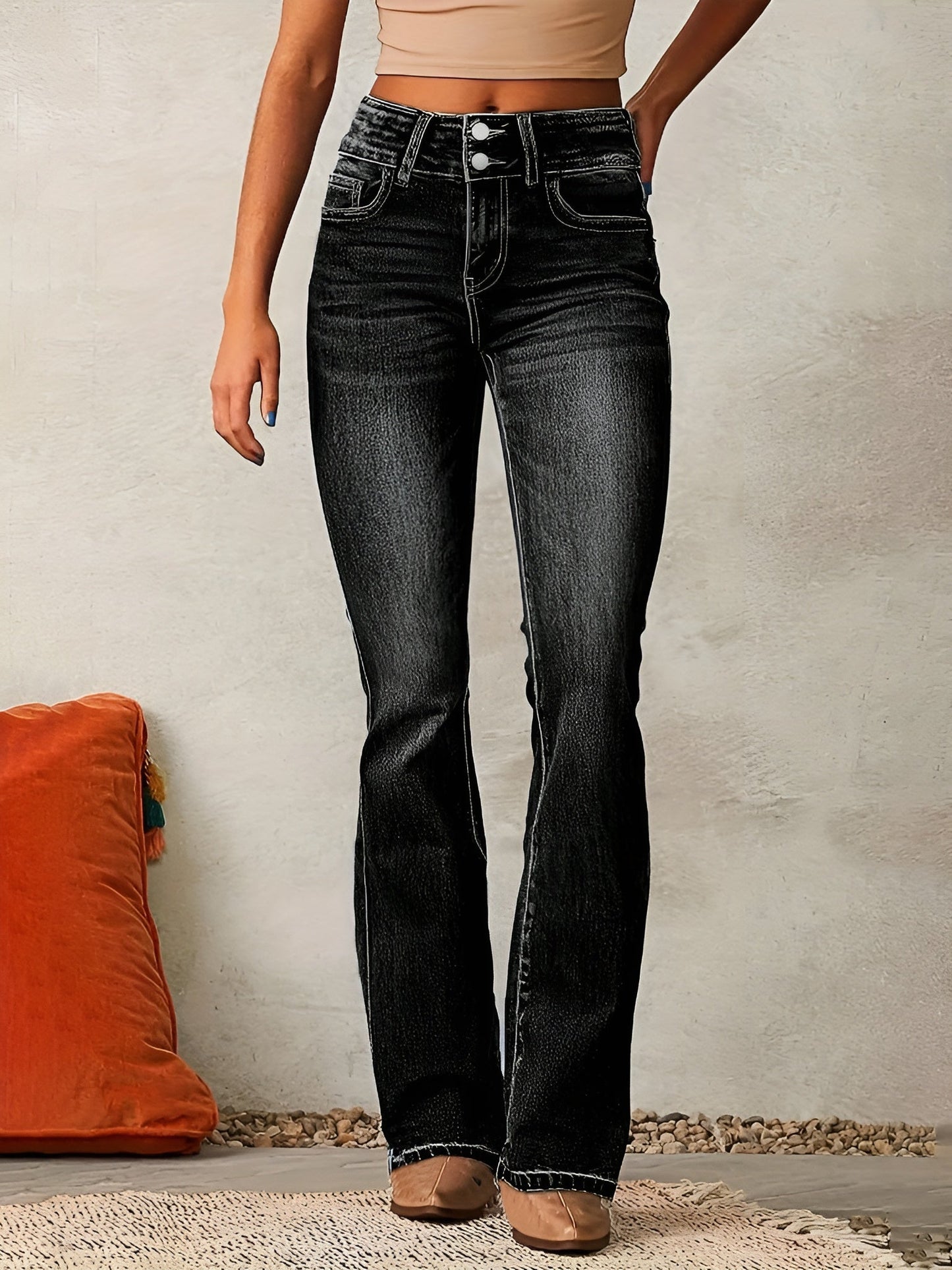 Neely - Lässige Jeans mit hoher Taille für Damen