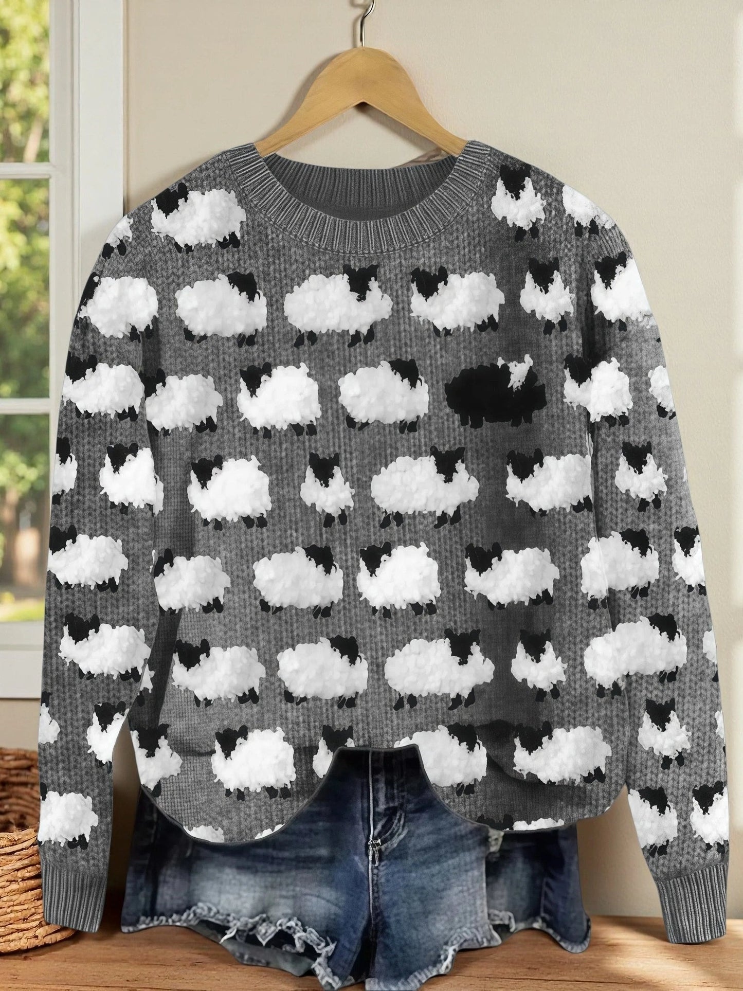 Camila - Bequemer Vintage-Pullover aus Schafwolle