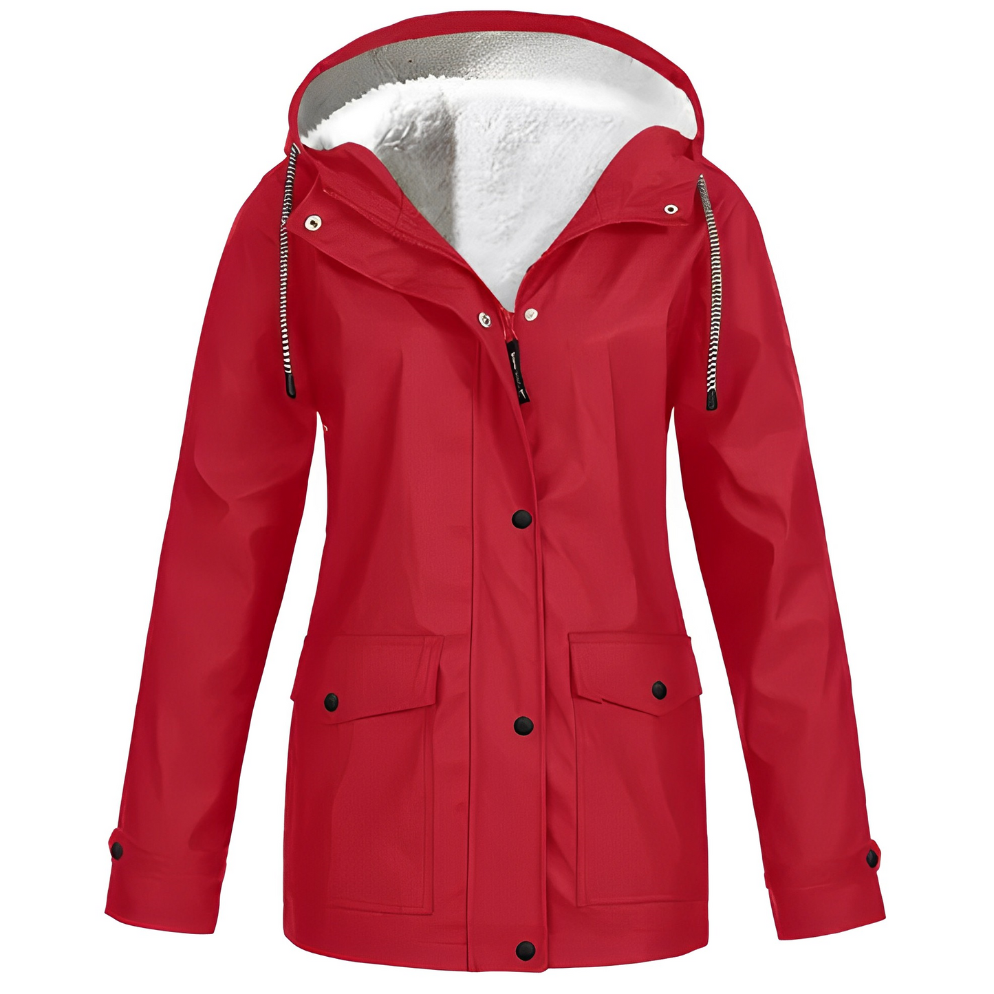 Sherlyn - Outdoor-Kapuzenmantel mit Fleecefutter für Damen