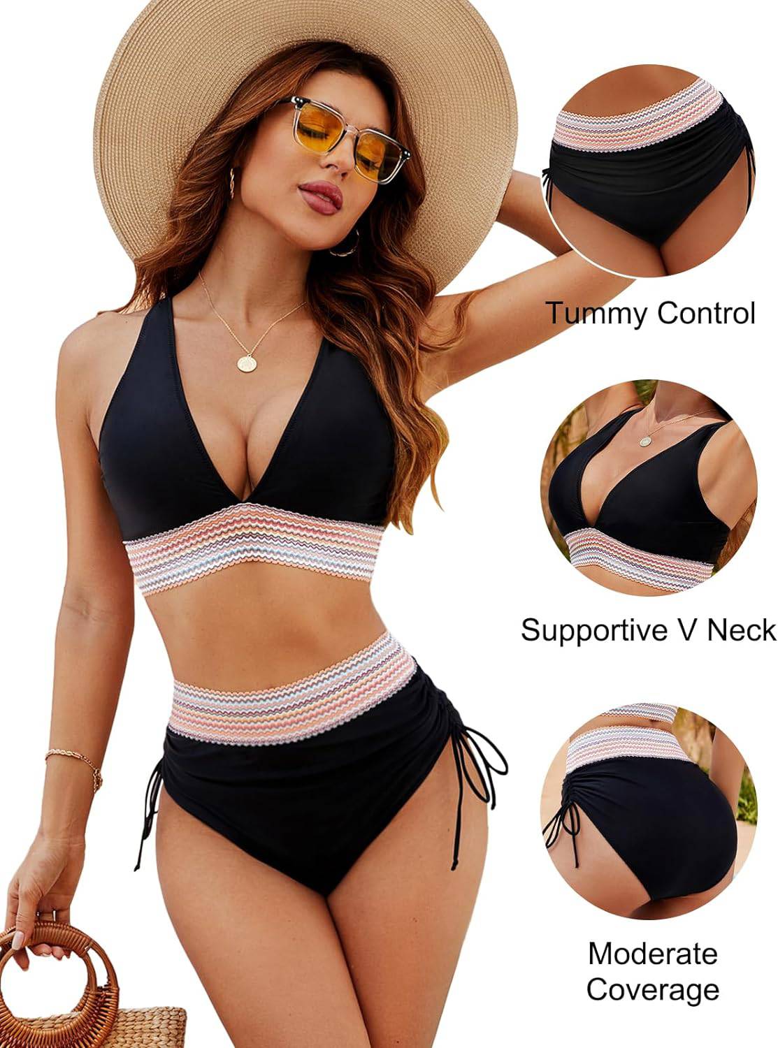 Stephanie - Figurformender Damen-Bikini Bequemlichkeit