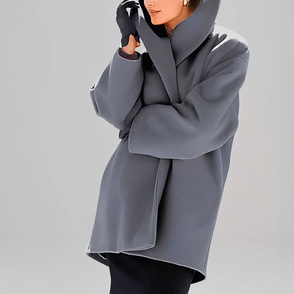 Natalia - Moderne, locker sitzende Wolljacke für Damen