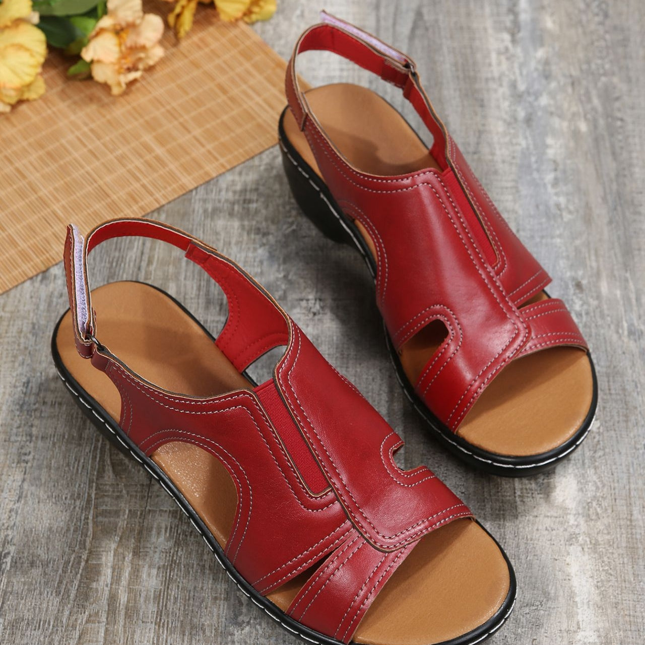 Duana - Lässige Sandalen mit hohlem Absatz für Damen