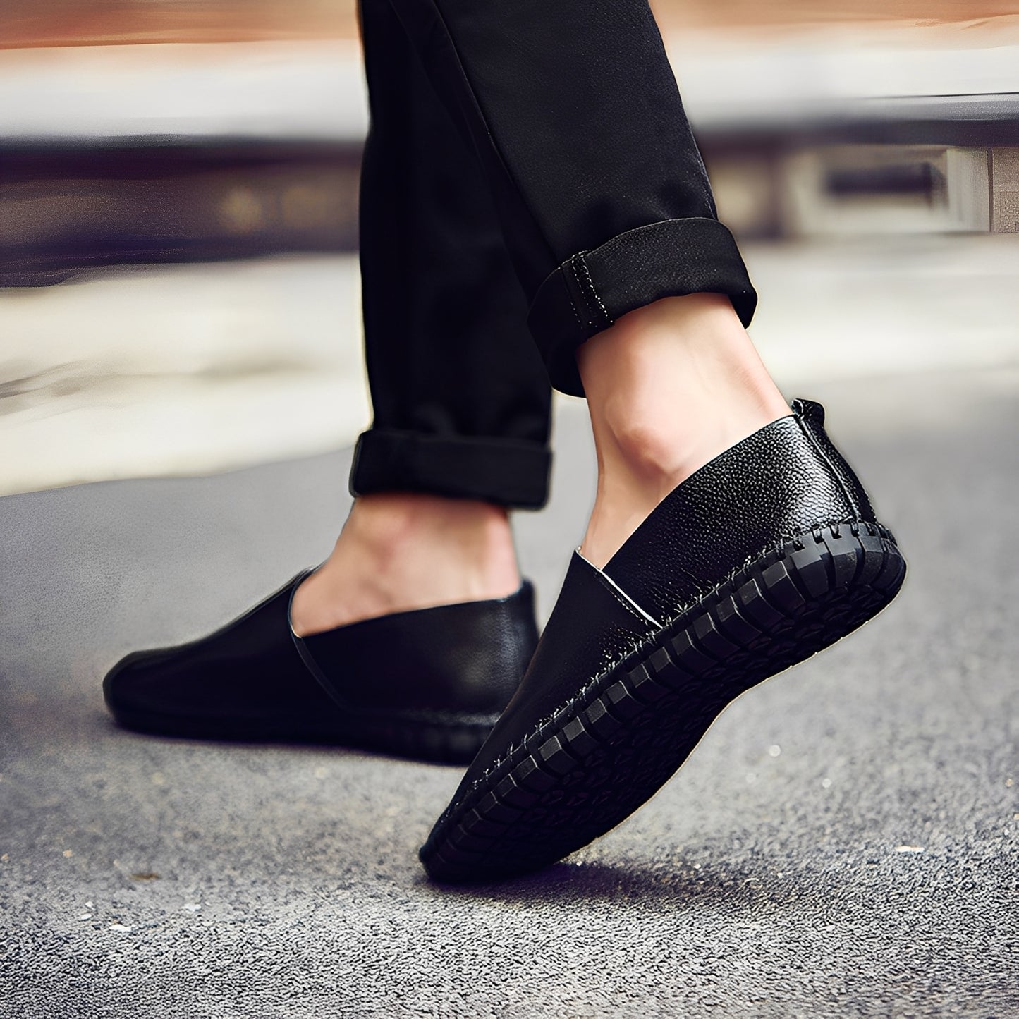 Neville - Stilvolle Leder-Slipper für Herren