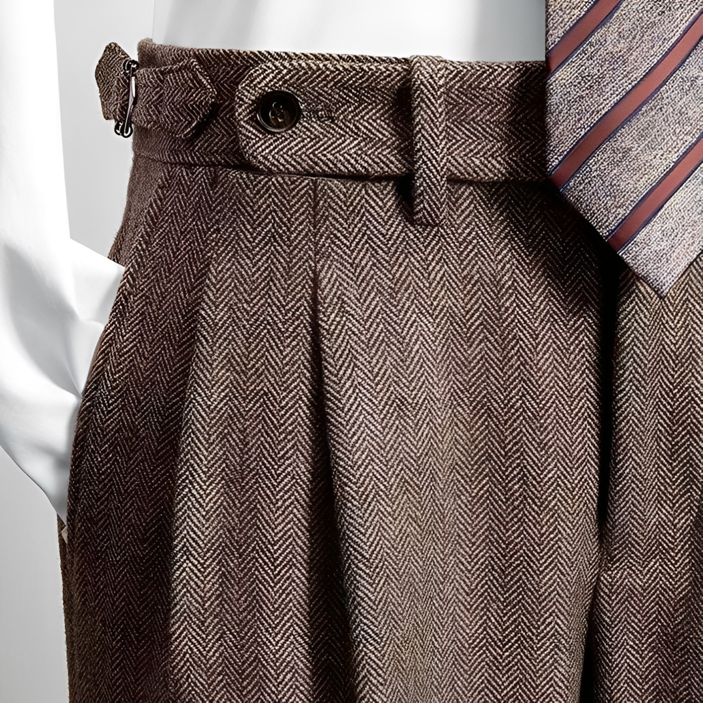 Osbert - Lässige Tweed-Wollhose für Herren