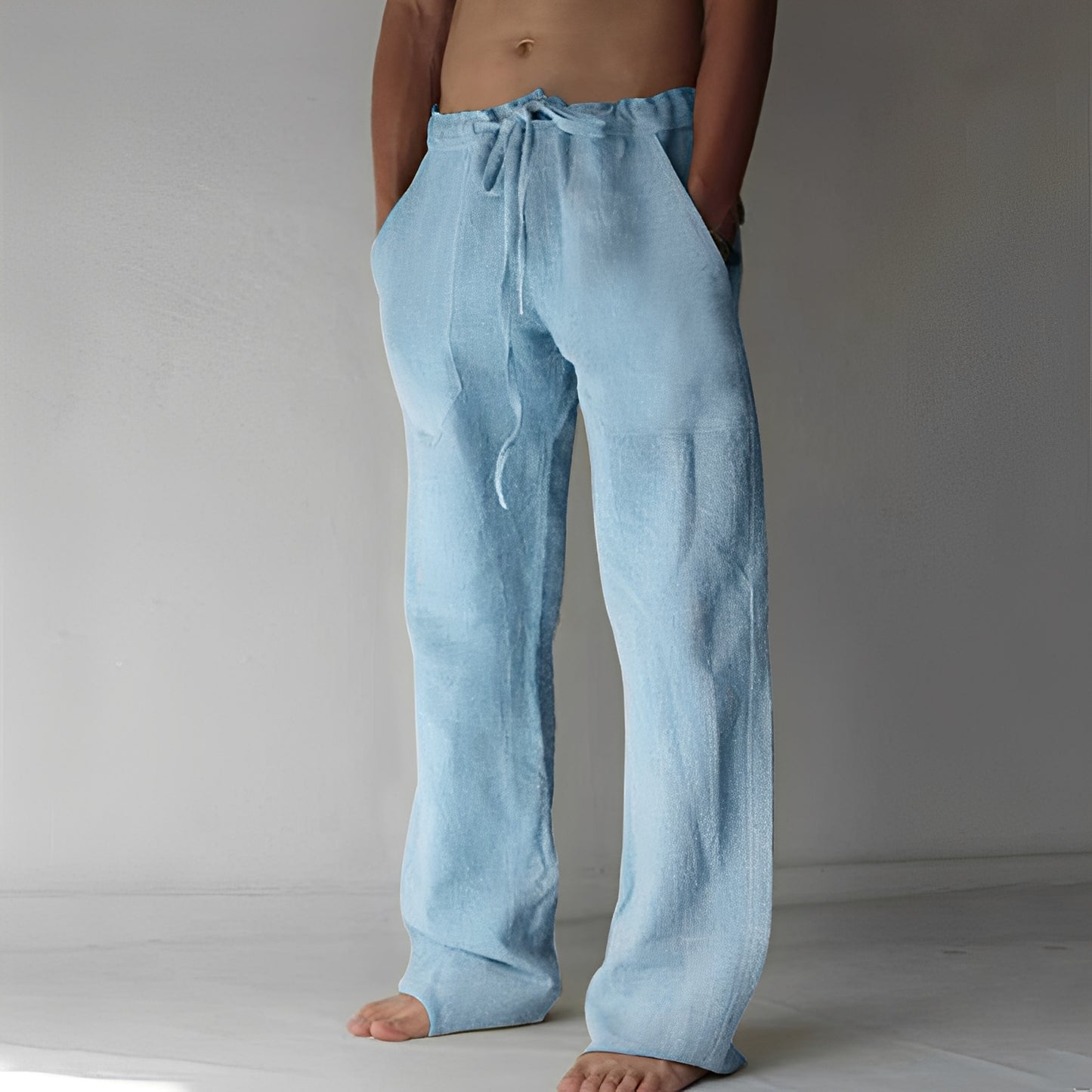 Martin - Lässige, lockere Leinenhose für Herren