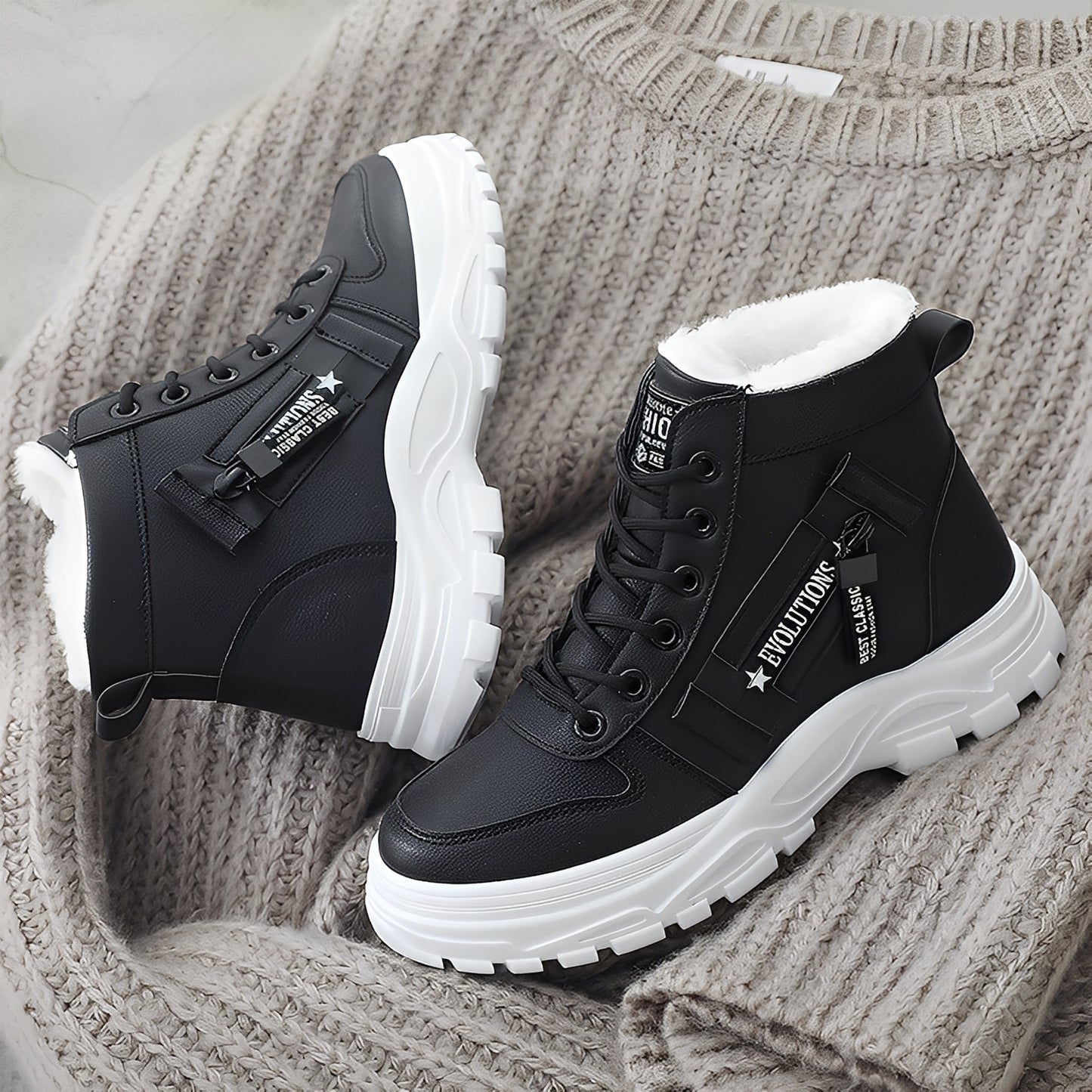 Jazmine - Stilvolle Plüschstiefel für Damen