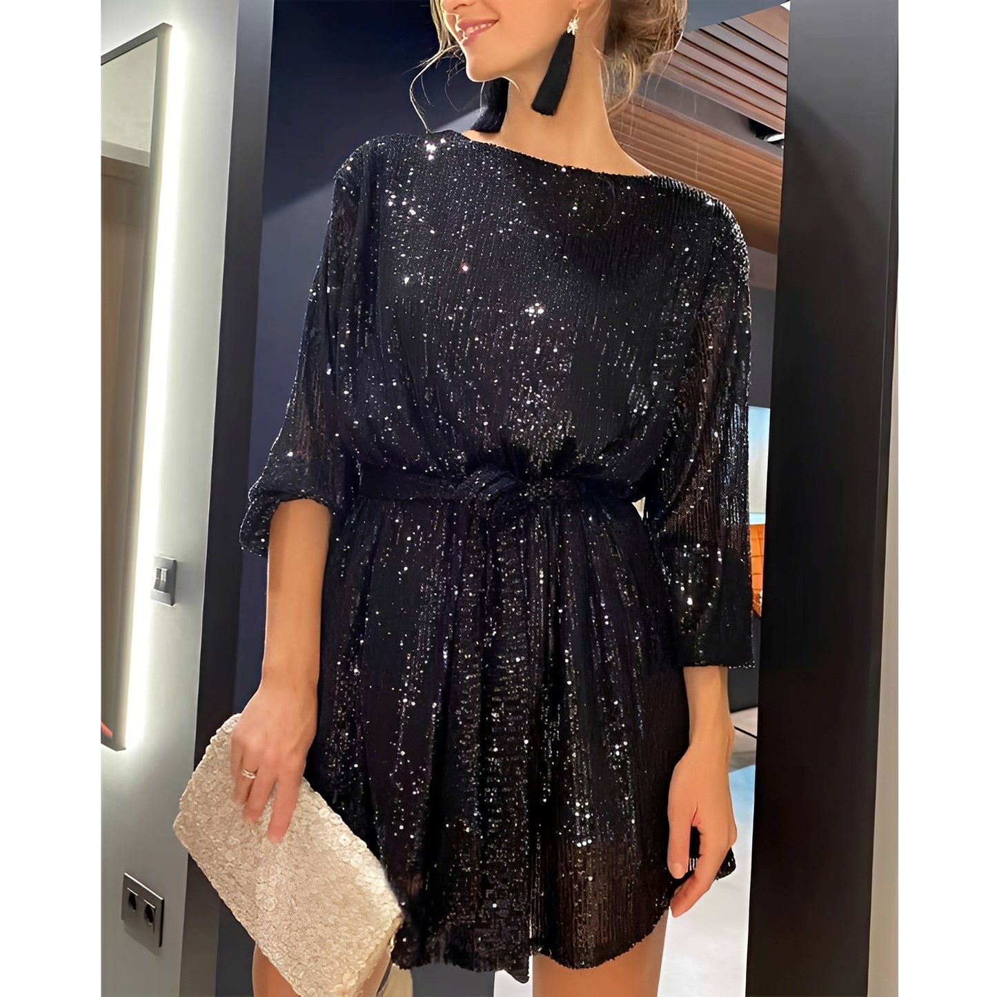 Mirabel - Funkelndes Mini-Partykleid für Damen