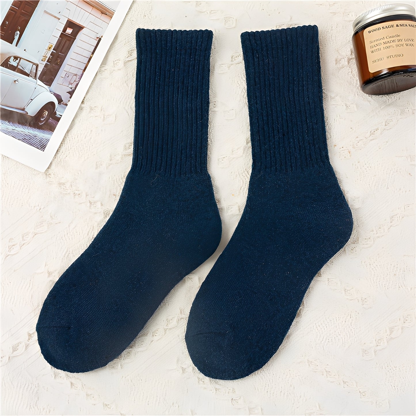 Carmella - Lässige Unisex-Socken, warm und dick