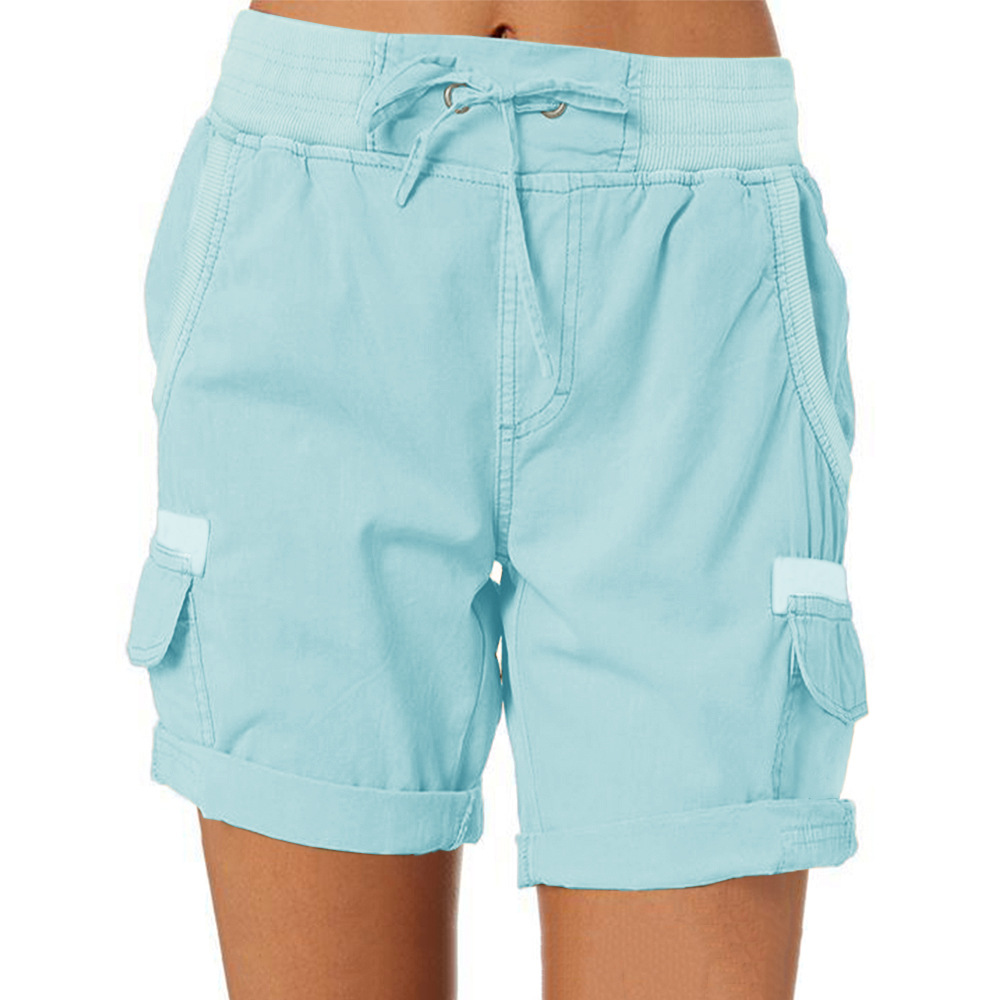 Camellia - Lässige Sommer-Cargoshorts für Damen