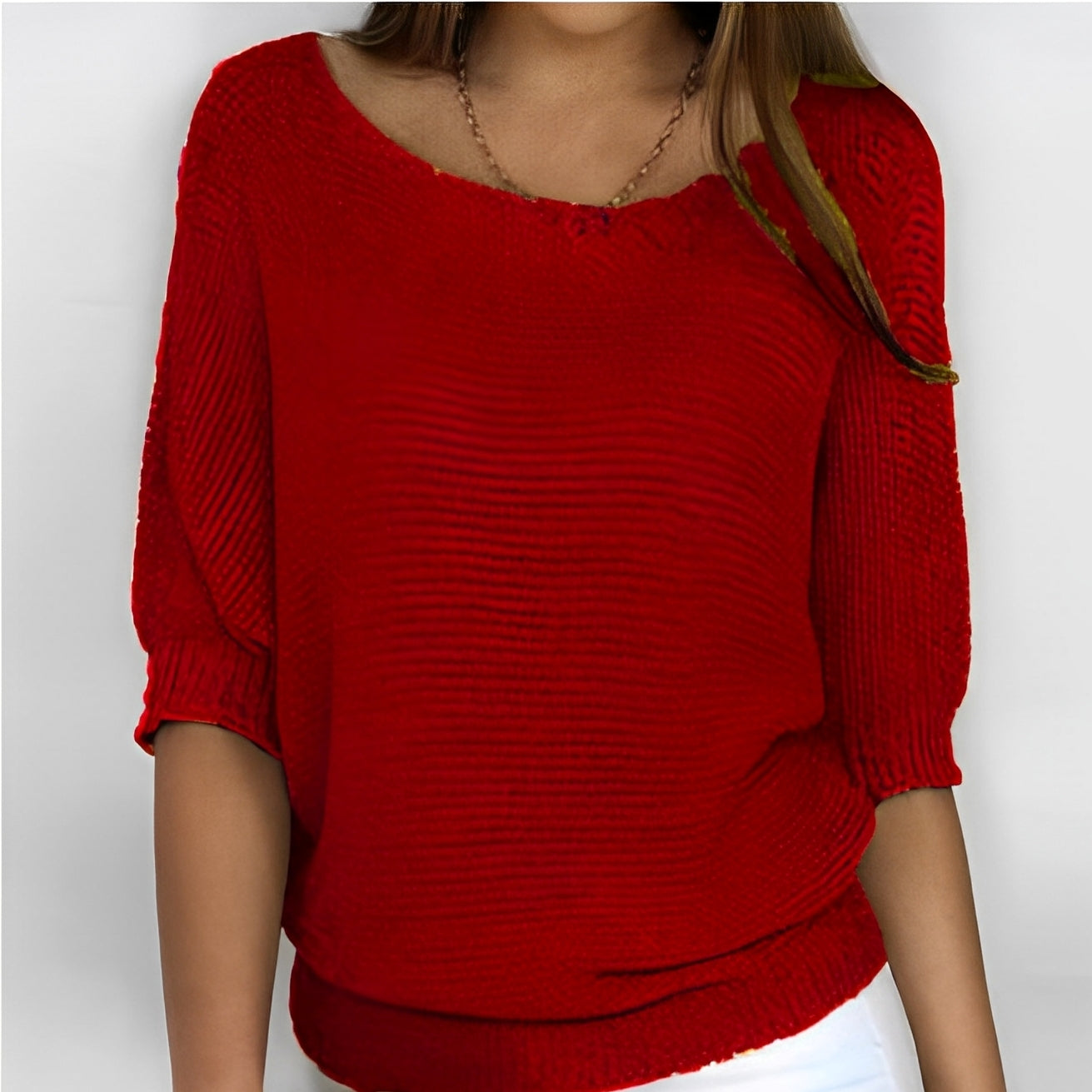 Kathleen - Bequemer, locker sitzender Pullover für Damen