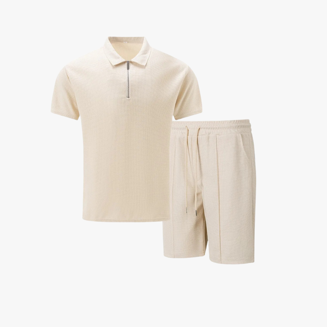 Zephyr - Herren Baumwolle Ko-ord Set Lockerer Schnitt