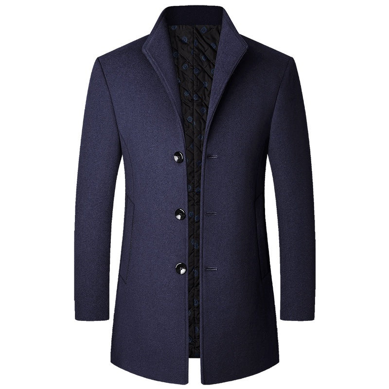 Colson - Eleganter langer Wollmantel für Herren