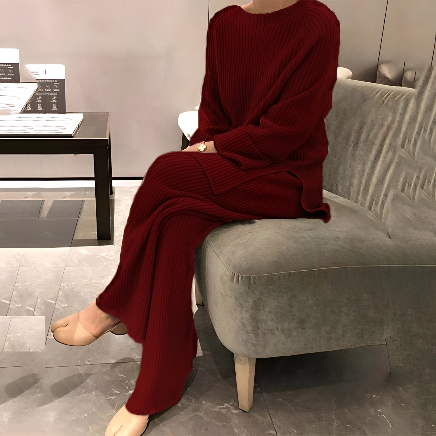 Carolina - Lässiges und bequemes Strick-Set für Damen