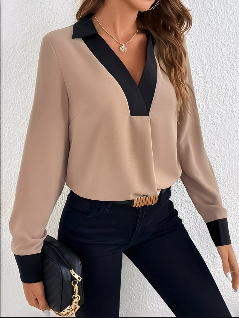 Katheryn - Lässige, bequeme, locker sitzende Bluse für Damen