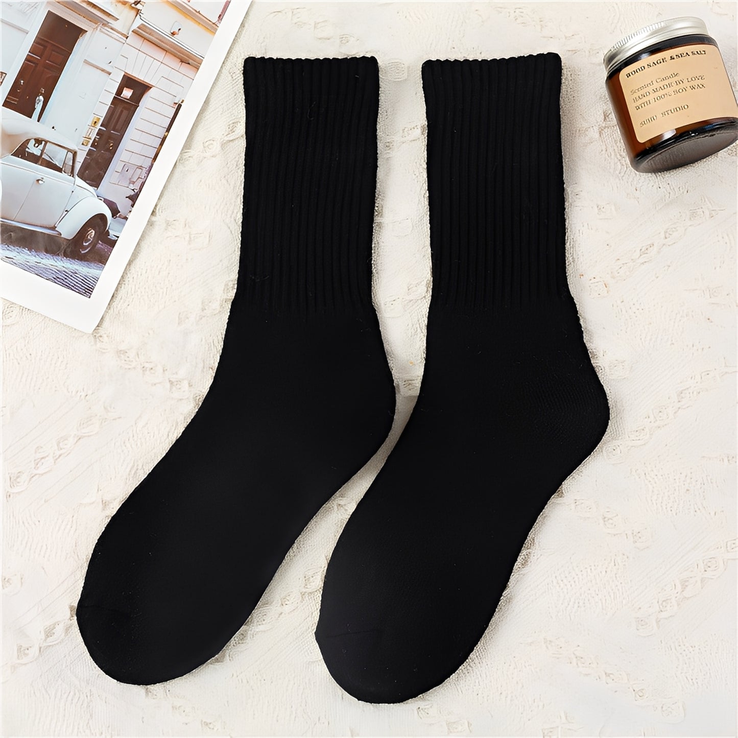 Carmella - Lässige Unisex-Socken, warm und dick