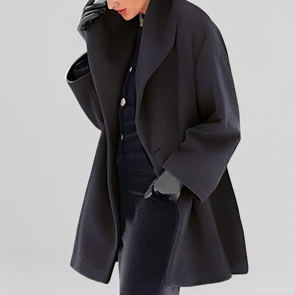 Natalia - Moderne, locker sitzende Wolljacke für Damen