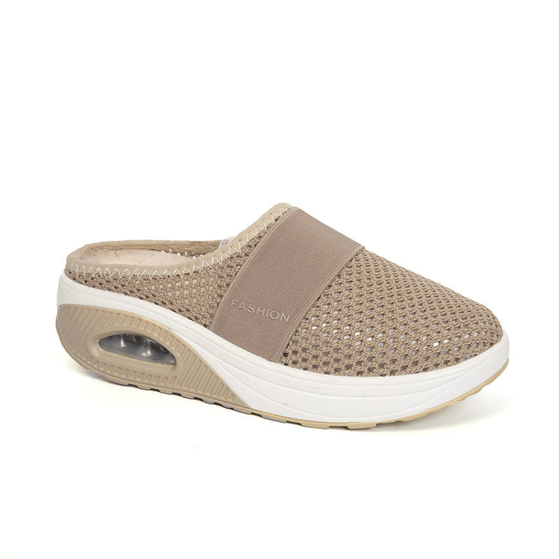 Wendi - Orthopädische Slip-On-Keilsandalen für Damen