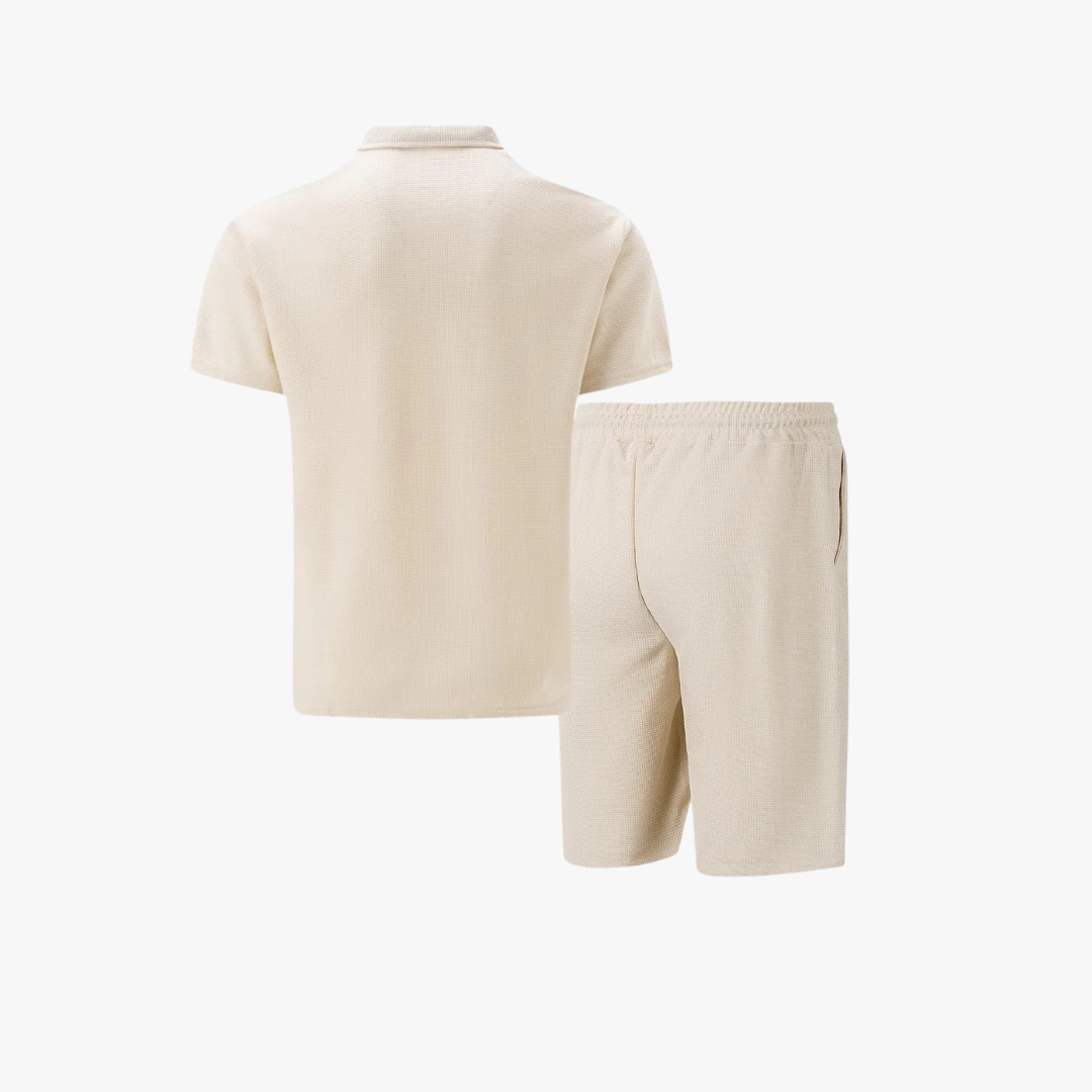 Zephyr - Herren Baumwolle Ko-ord Set Lockerer Schnitt