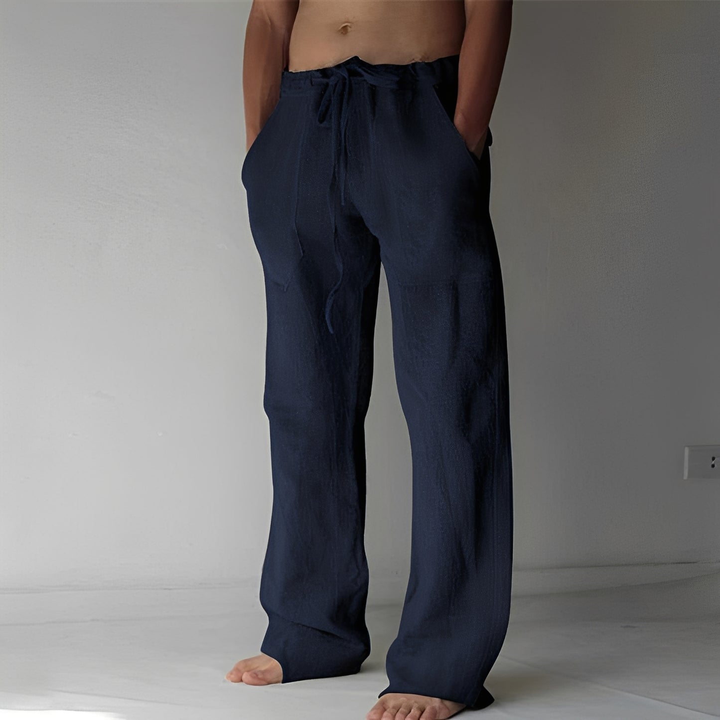 Martin - Lässige, lockere Leinenhose für Herren
