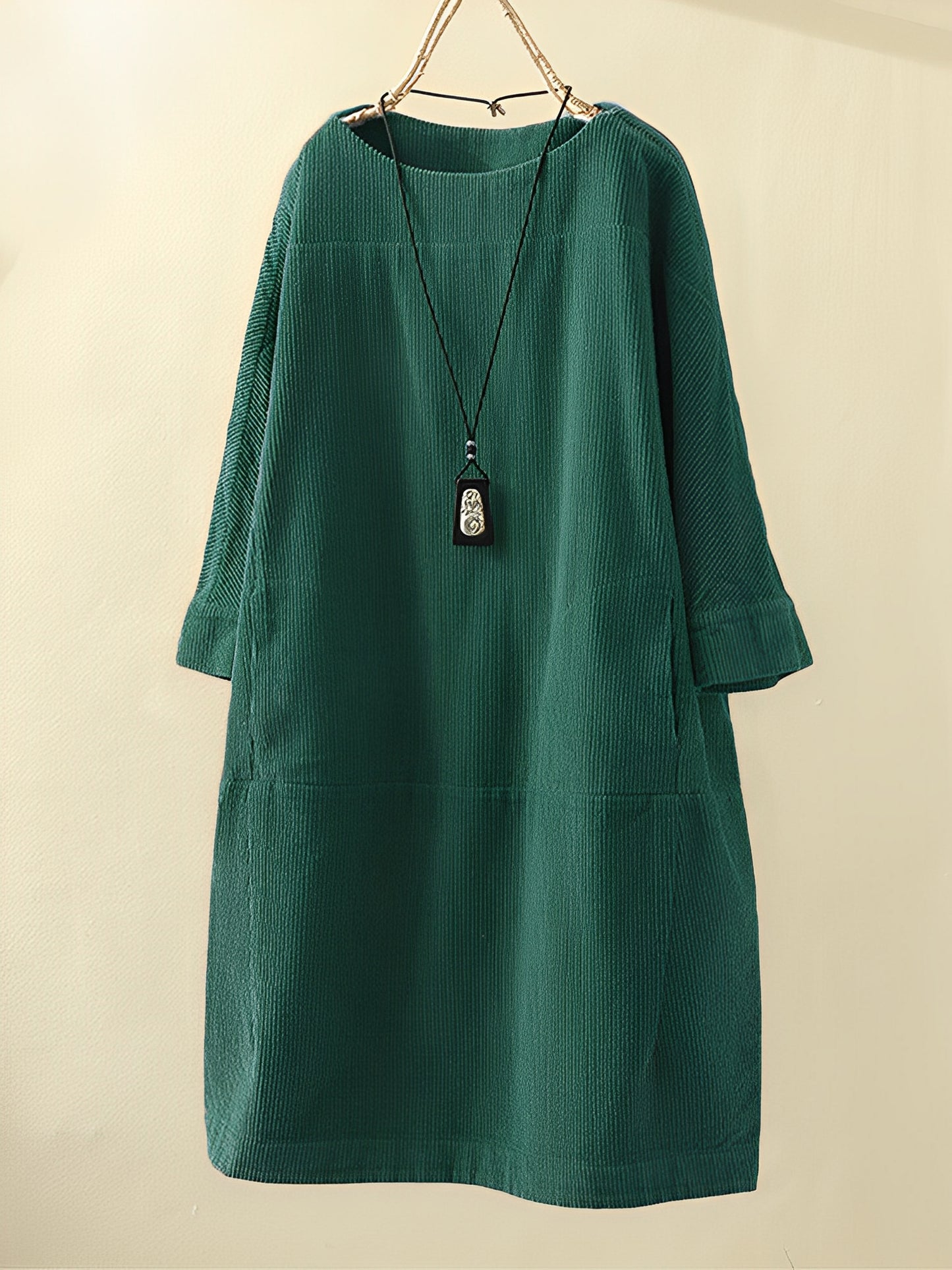 Amie - Lässiges, lockeres Cordkleid für Damen