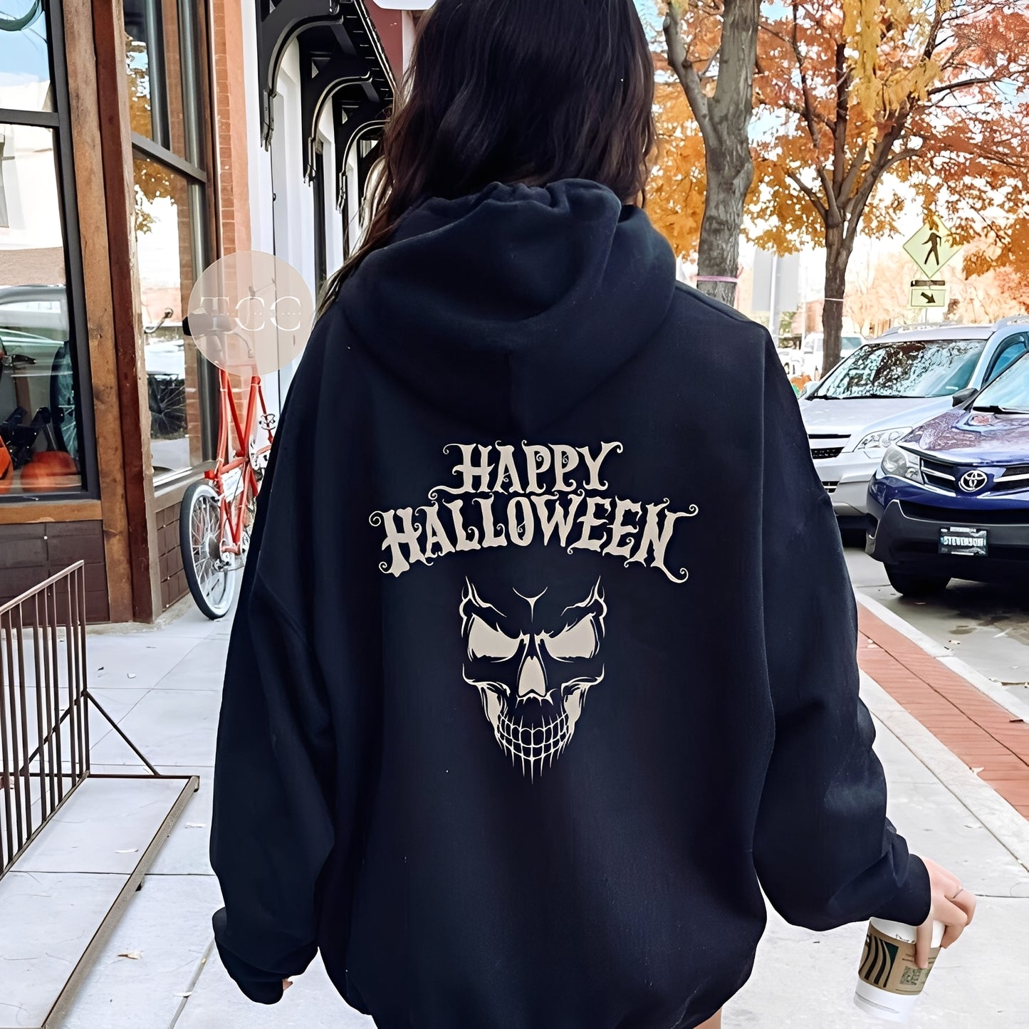 Alanna - Bequemer Statement-Hoodie aus Baumwolle für Damen