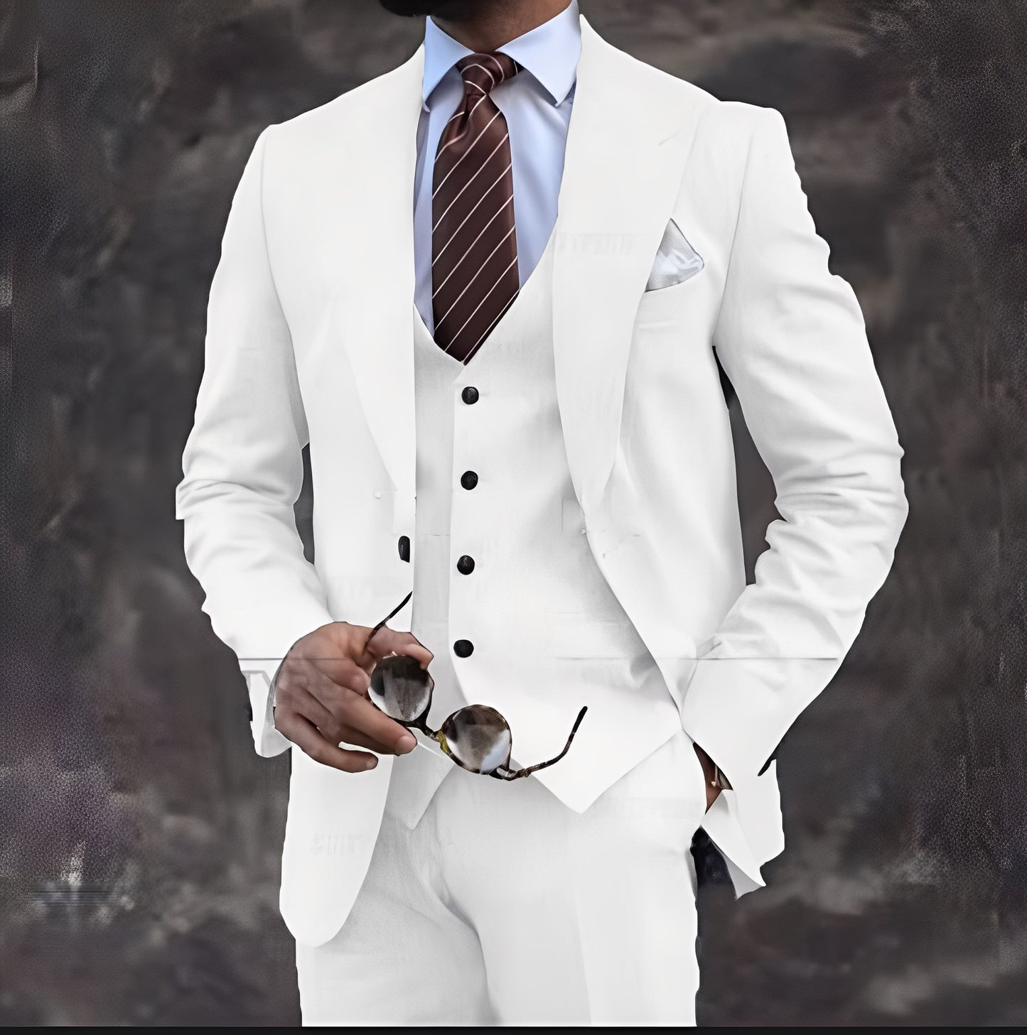 Cordell - Eleganter, formeller dreiteiliger Anzug für Herren