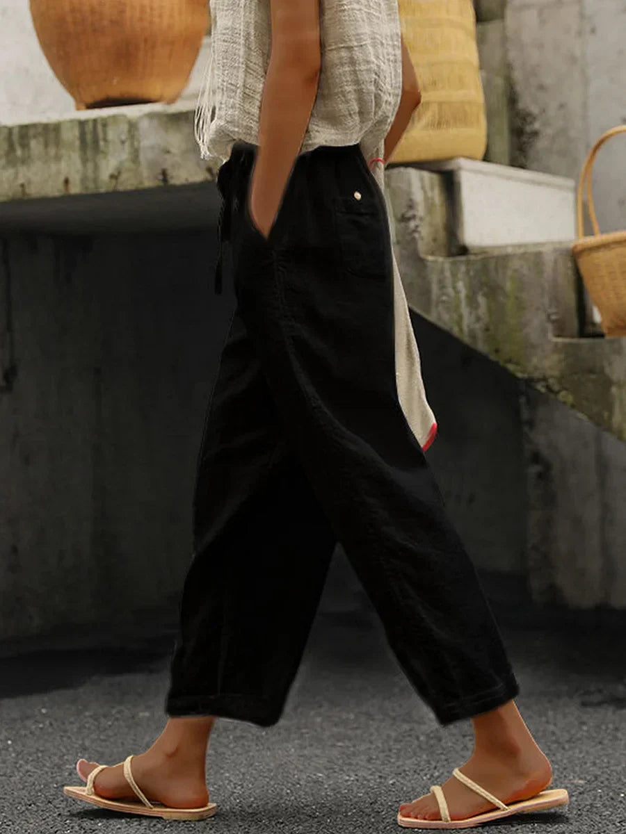 Maria - Elegante Damenhose aus 100% Baumwolle
