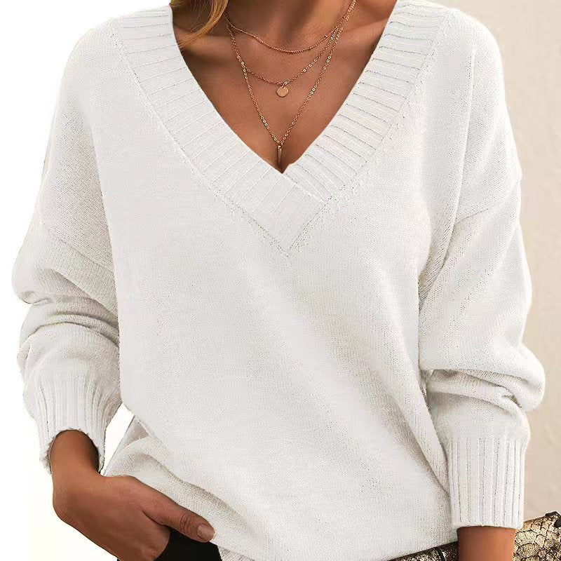 Nicki - Eleganter, locker geschnittener Kaschmirpullover für Damen