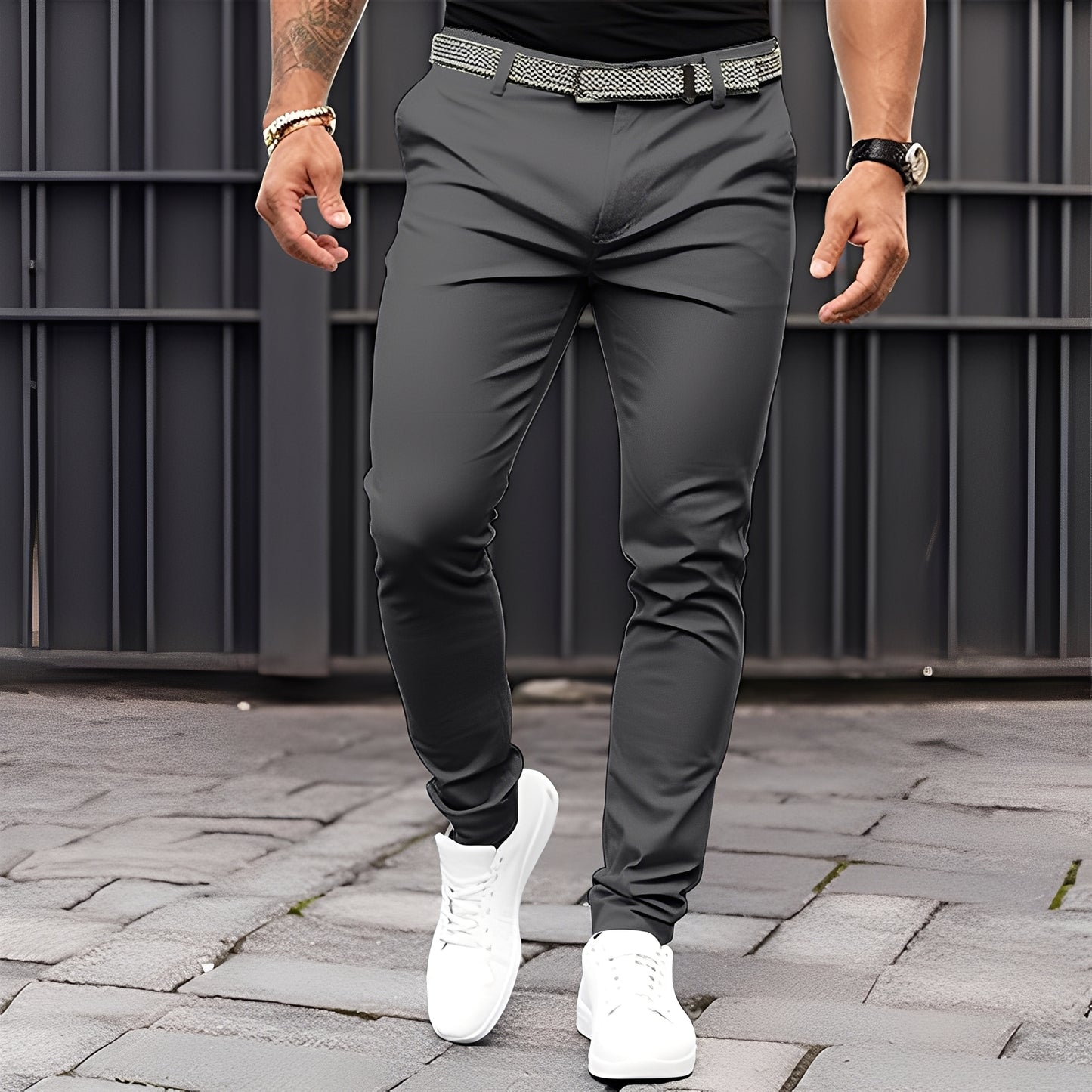 Raphael - Lässige, schmal geschnittene Hose für Herren