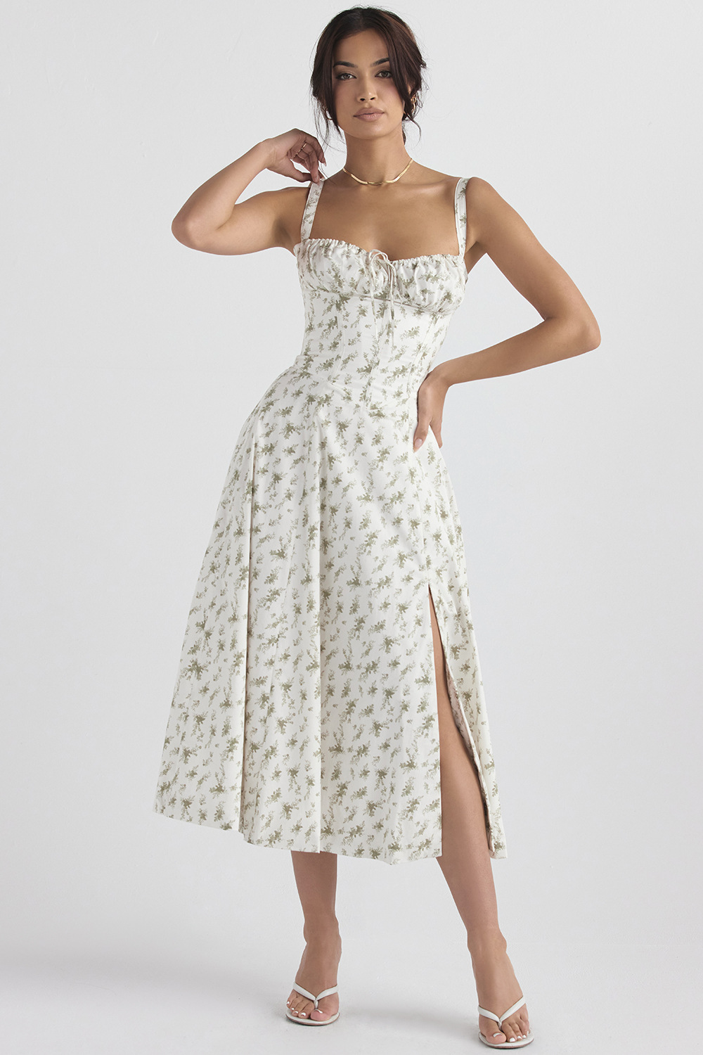 Jacqueline - Elegantes Midi-Korsettkleid für Damen