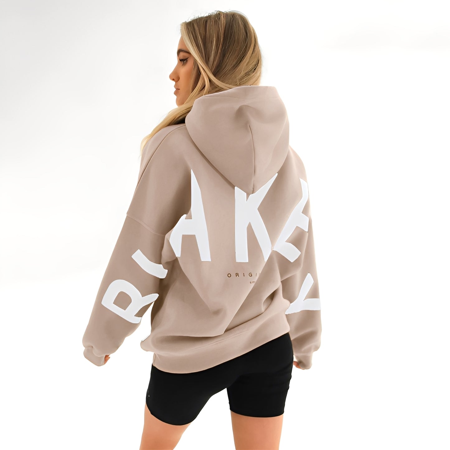 Amanda - Warme Kapuzenjacke mit trendigem Print für Damen