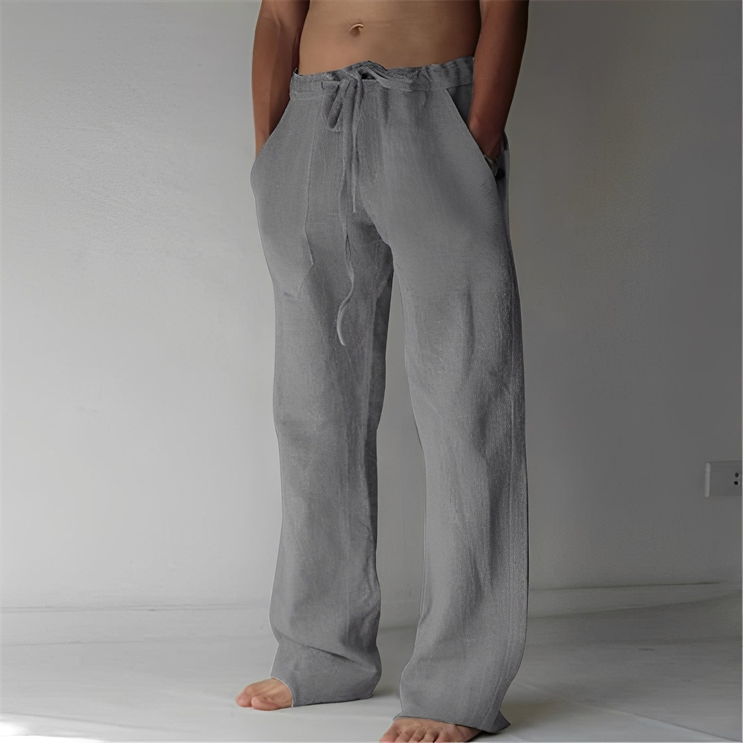 Martin - Lässige, lockere Leinenhose für Herren