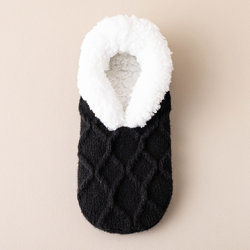 Shyanne - Warme, kurze, flauschige Hausschuhe für Damen