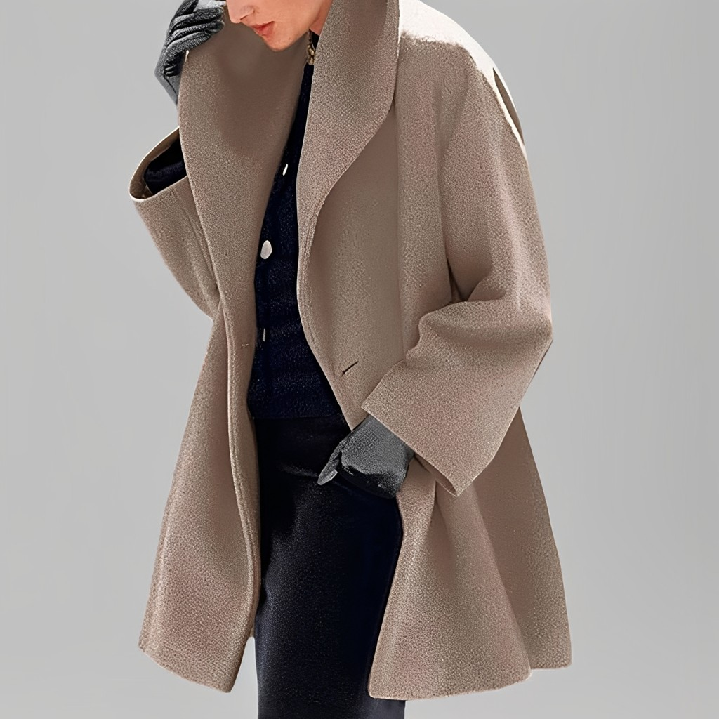 Natalia - Moderne, locker sitzende Wolljacke für Damen