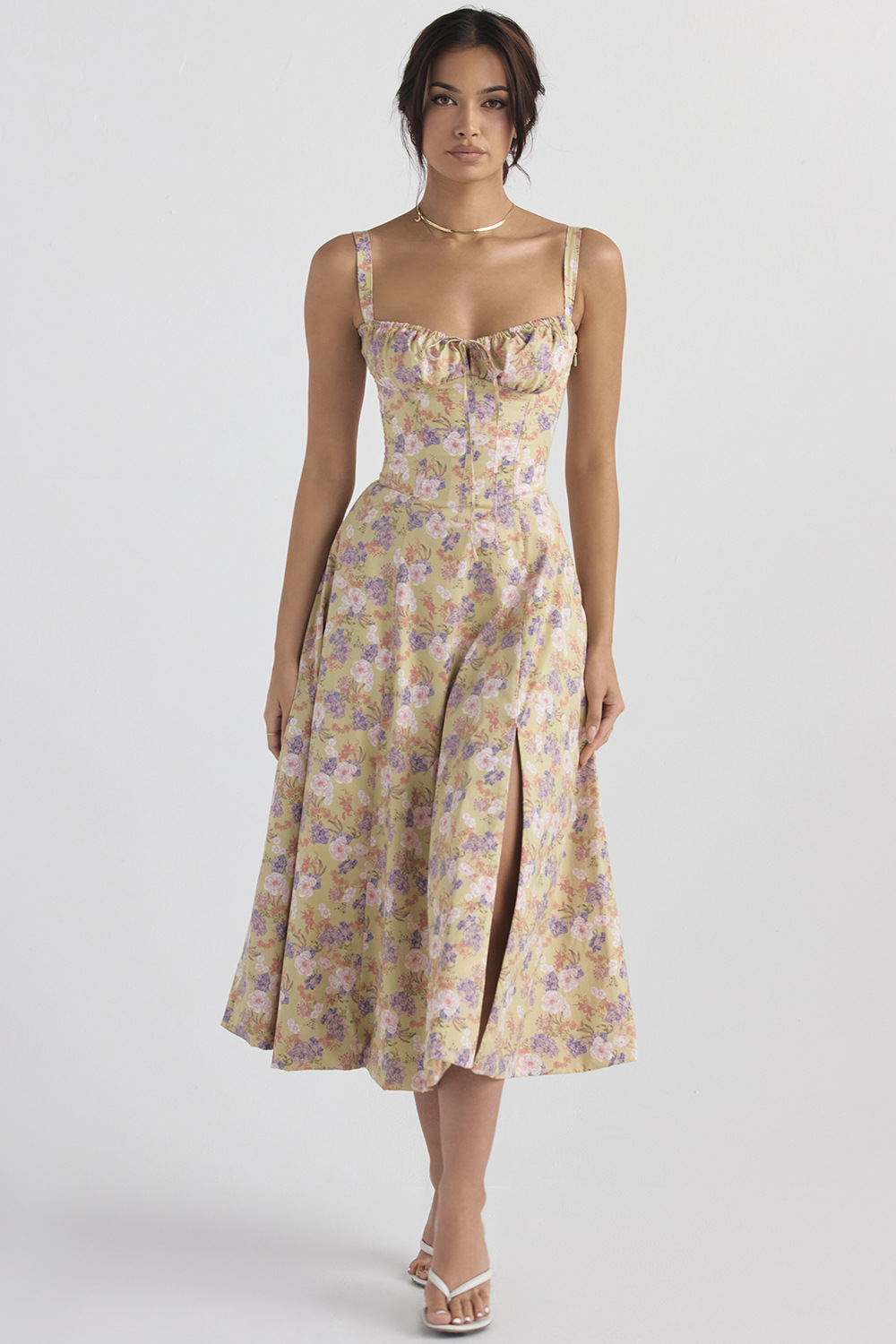 Jacqueline - Elegantes Midi-Korsettkleid für Damen
