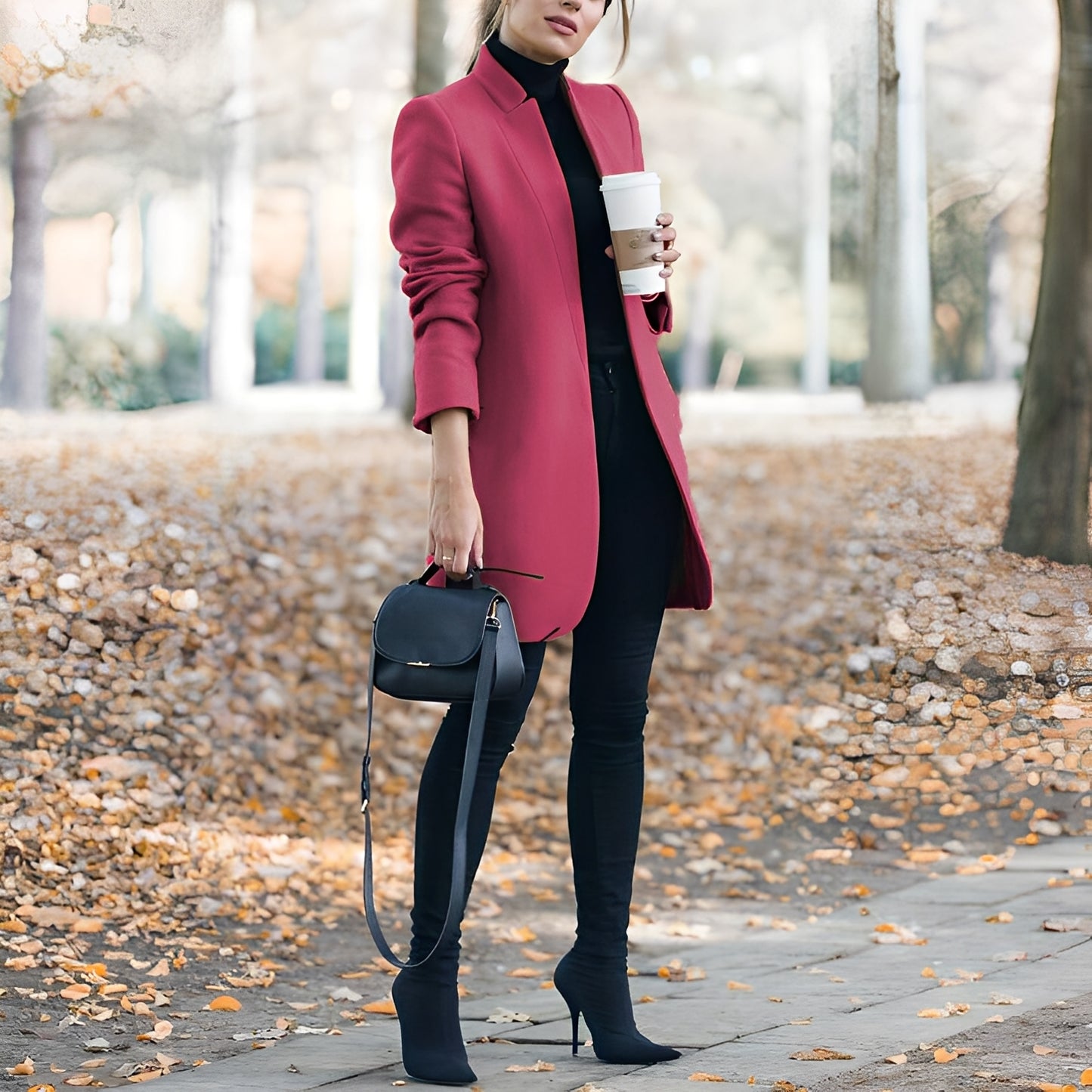 Jazmin - Lässiger, farbenfroher Wollblazer für Damen