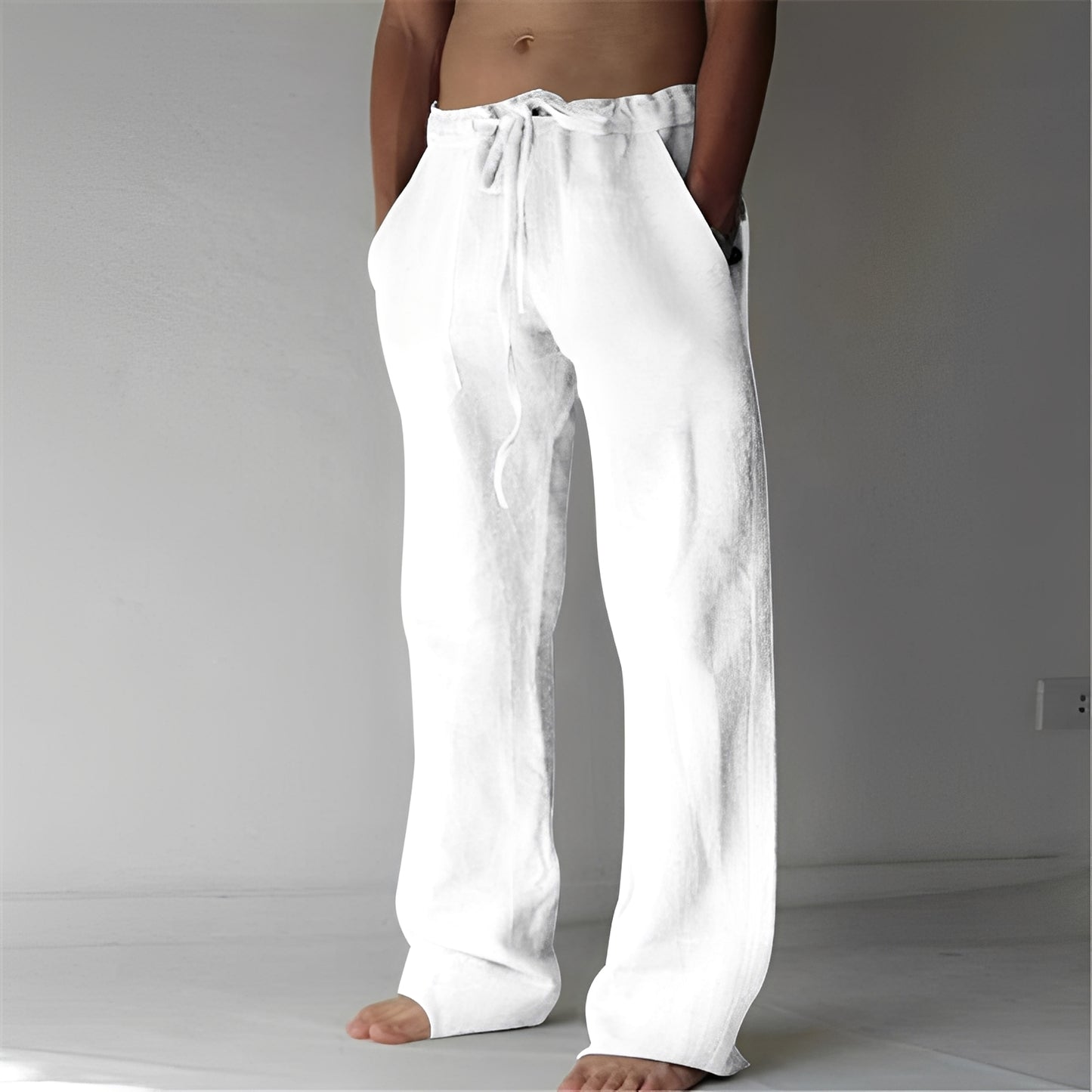 Martin - Lässige, lockere Leinenhose für Herren