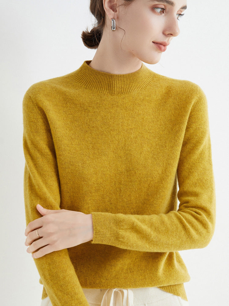 Hollie - Lässiger Kaschmir-Strickpullover für Damen