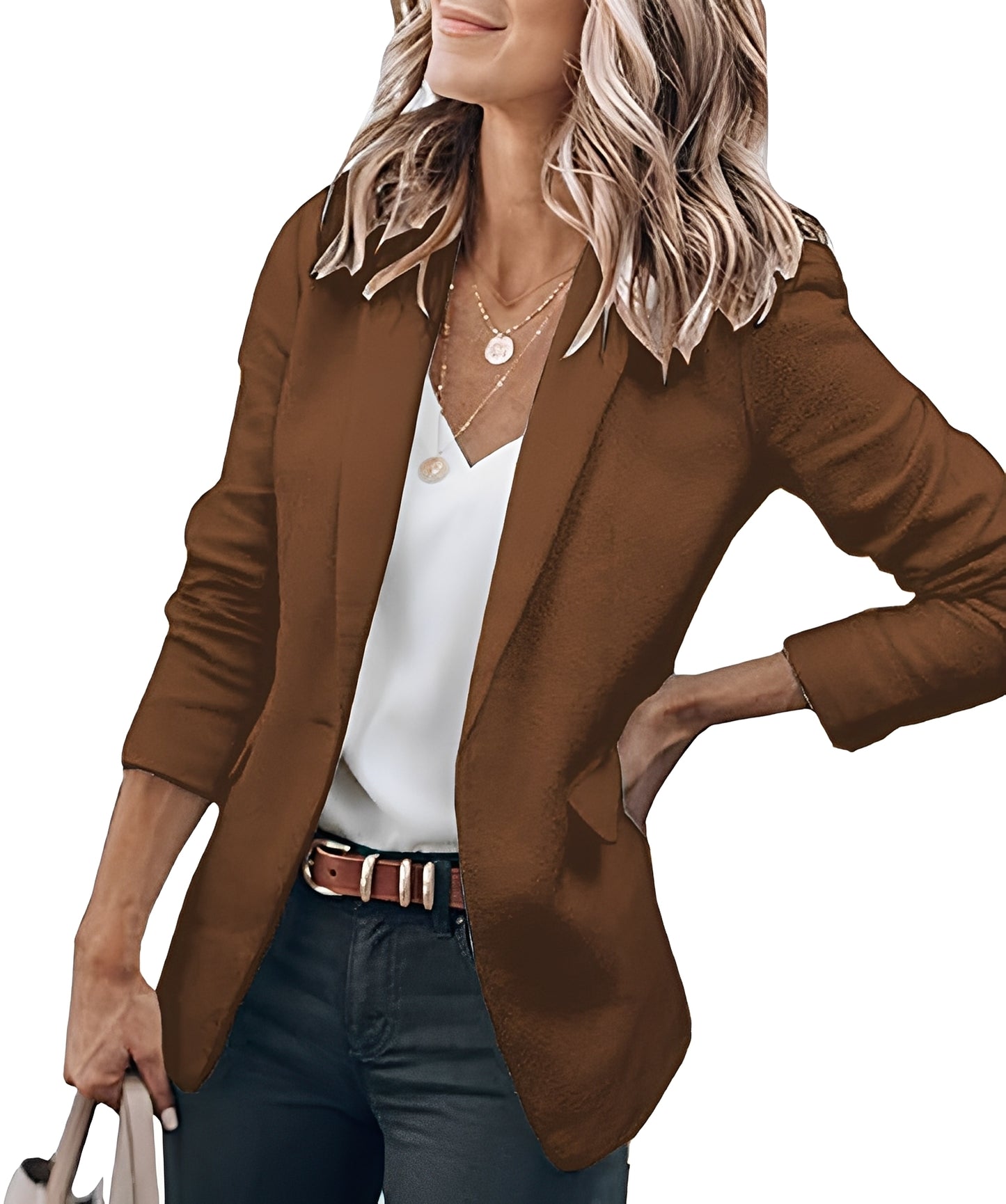 Lynsey - Lässiger, formeller Einreiher-Blazer für Damen