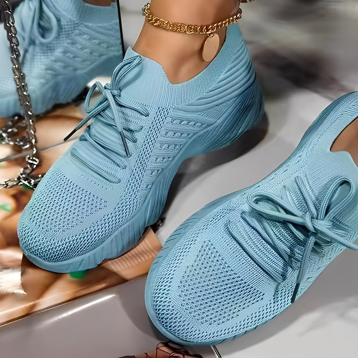 Eleanore - Freizeitschuhe mit dicken Gummisohlen für Damen