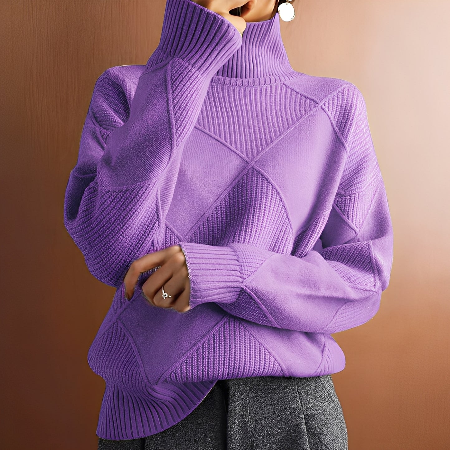 Morgan - Stilvoller Kaschmir-Rollkragenpullover für Damen