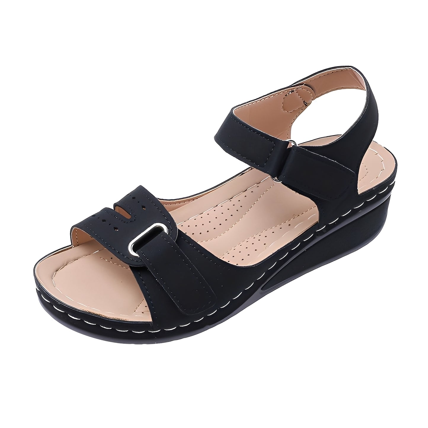 Marissa - Bequeme Plateausandalen mit Riemchen für Damen
