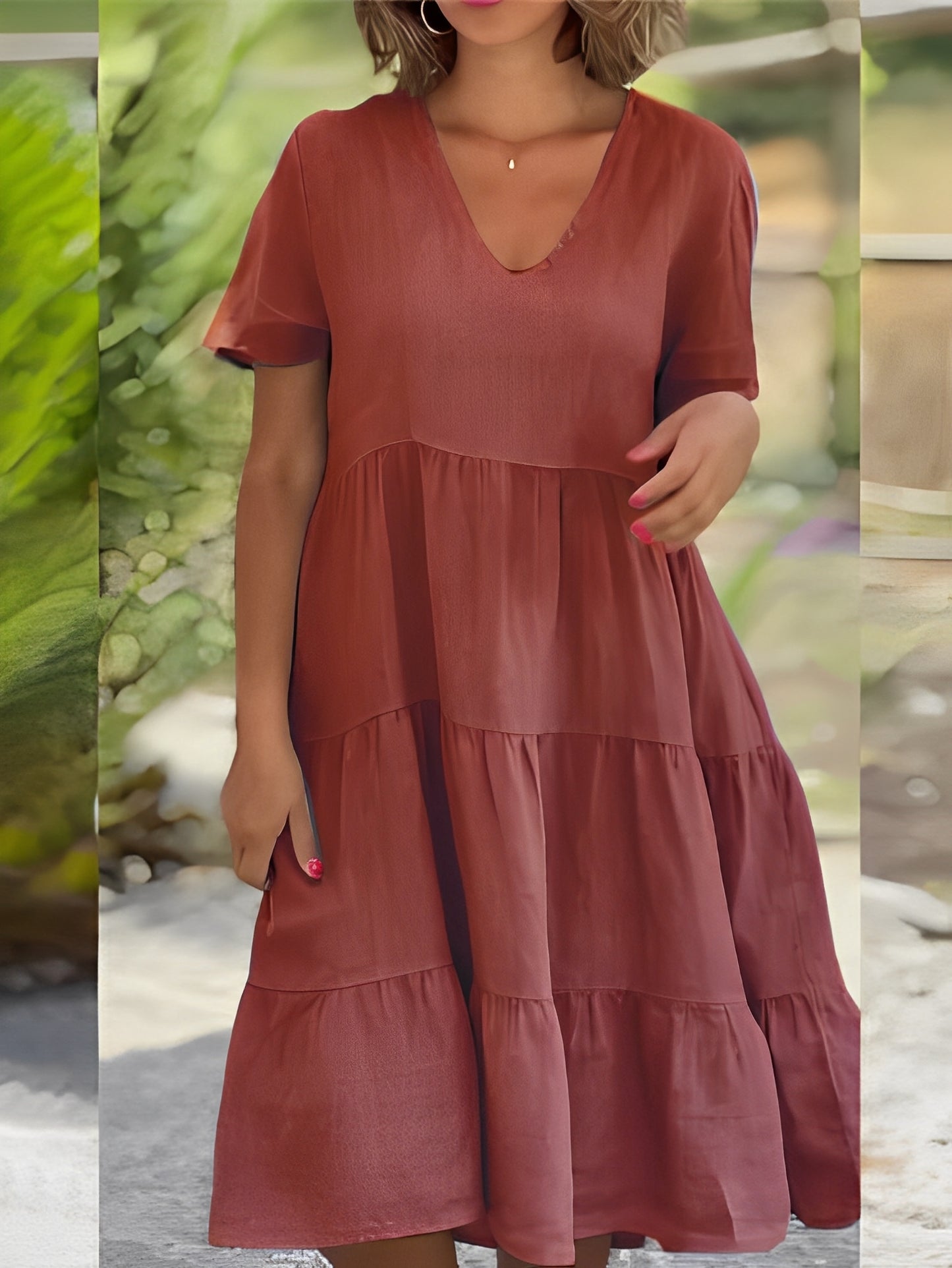 Ethelinda - Locker fallendes Kleid für Damen