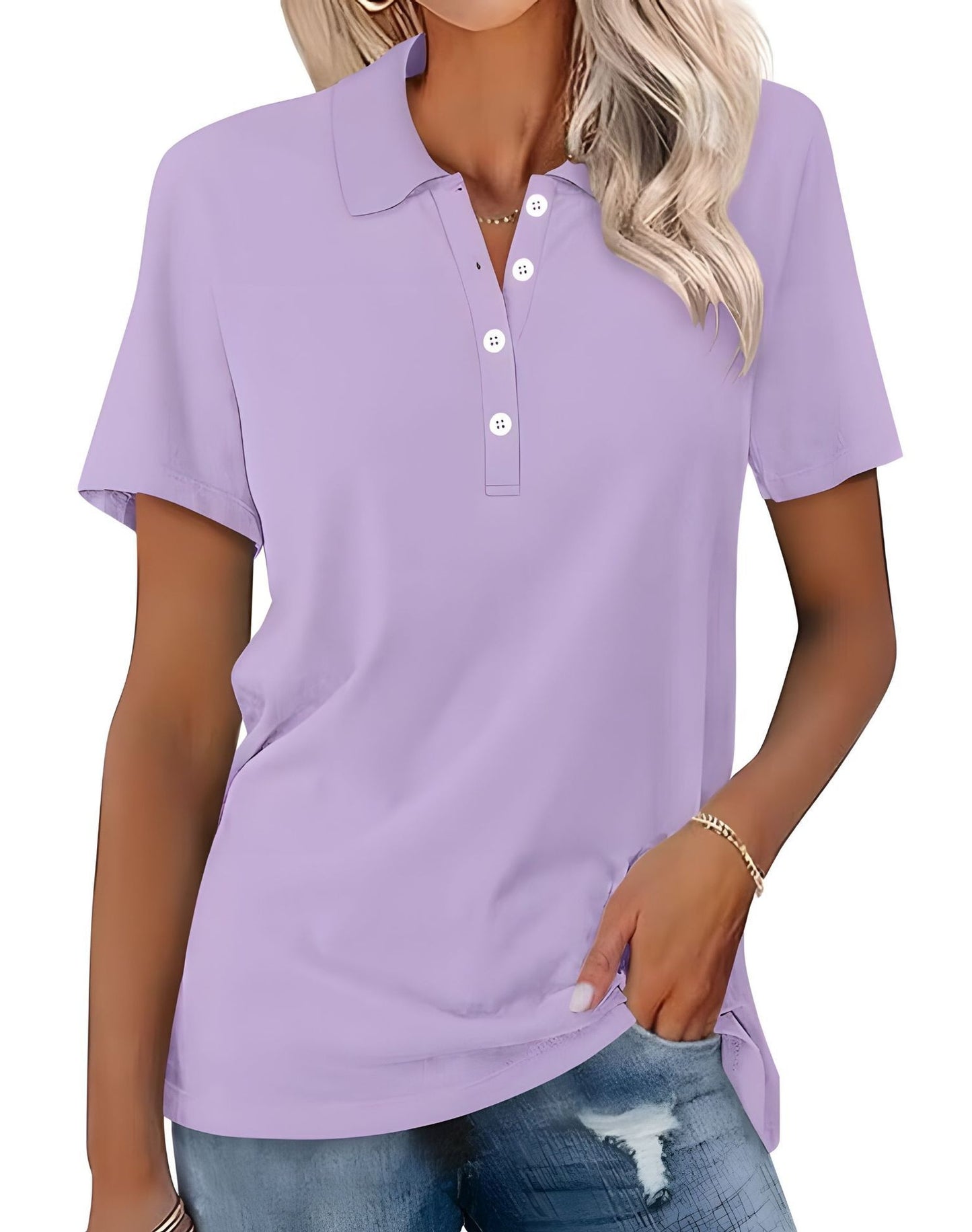 Stella - Lässiges Slim-Fit-Poloshirt für Damen