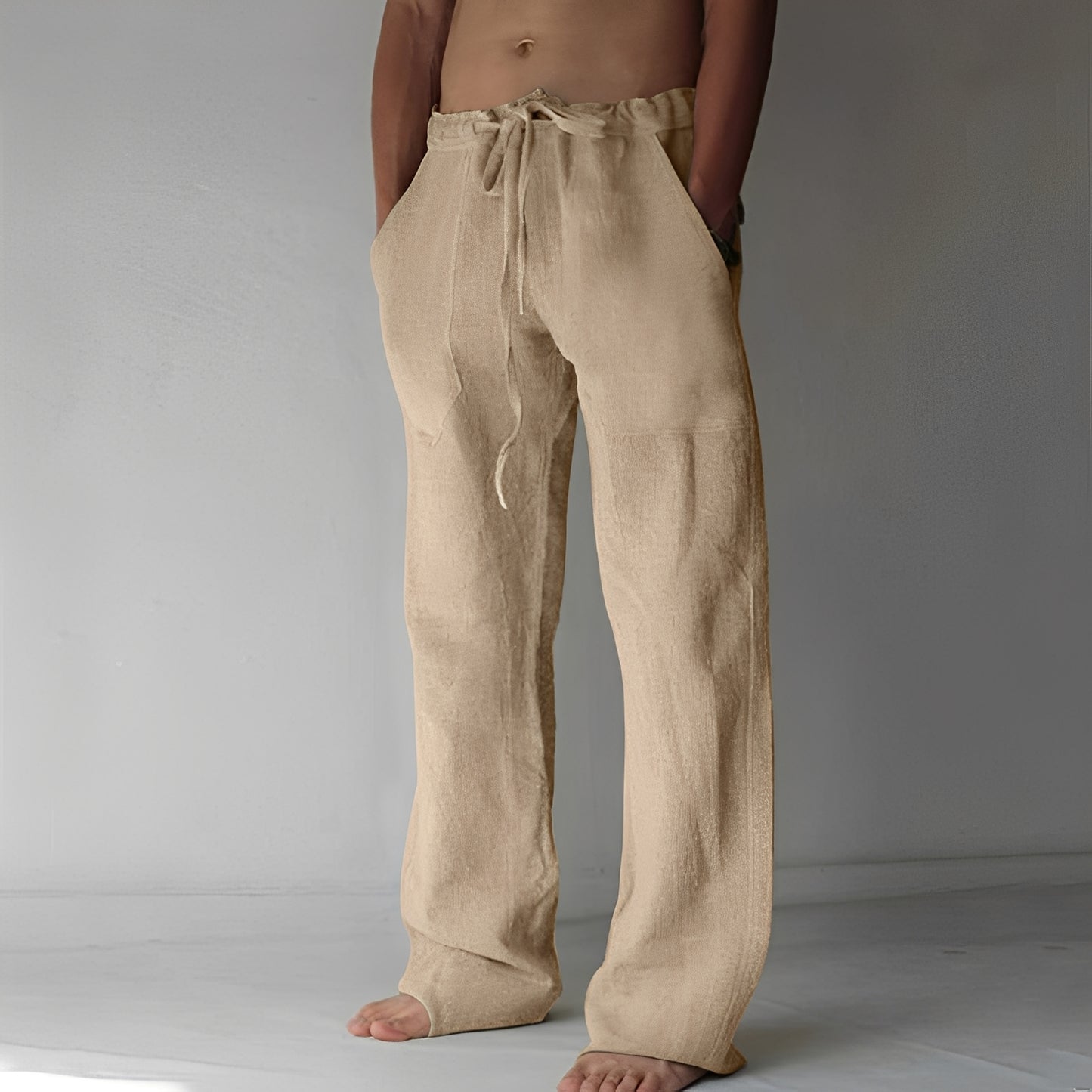 Martin - Lässige, lockere Leinenhose für Herren