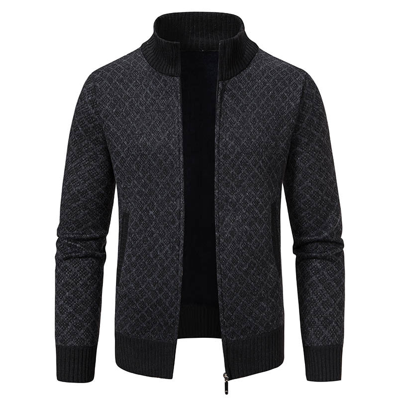 Gerald - Stilvolle Karojacke mit Reißverschluss für Herren