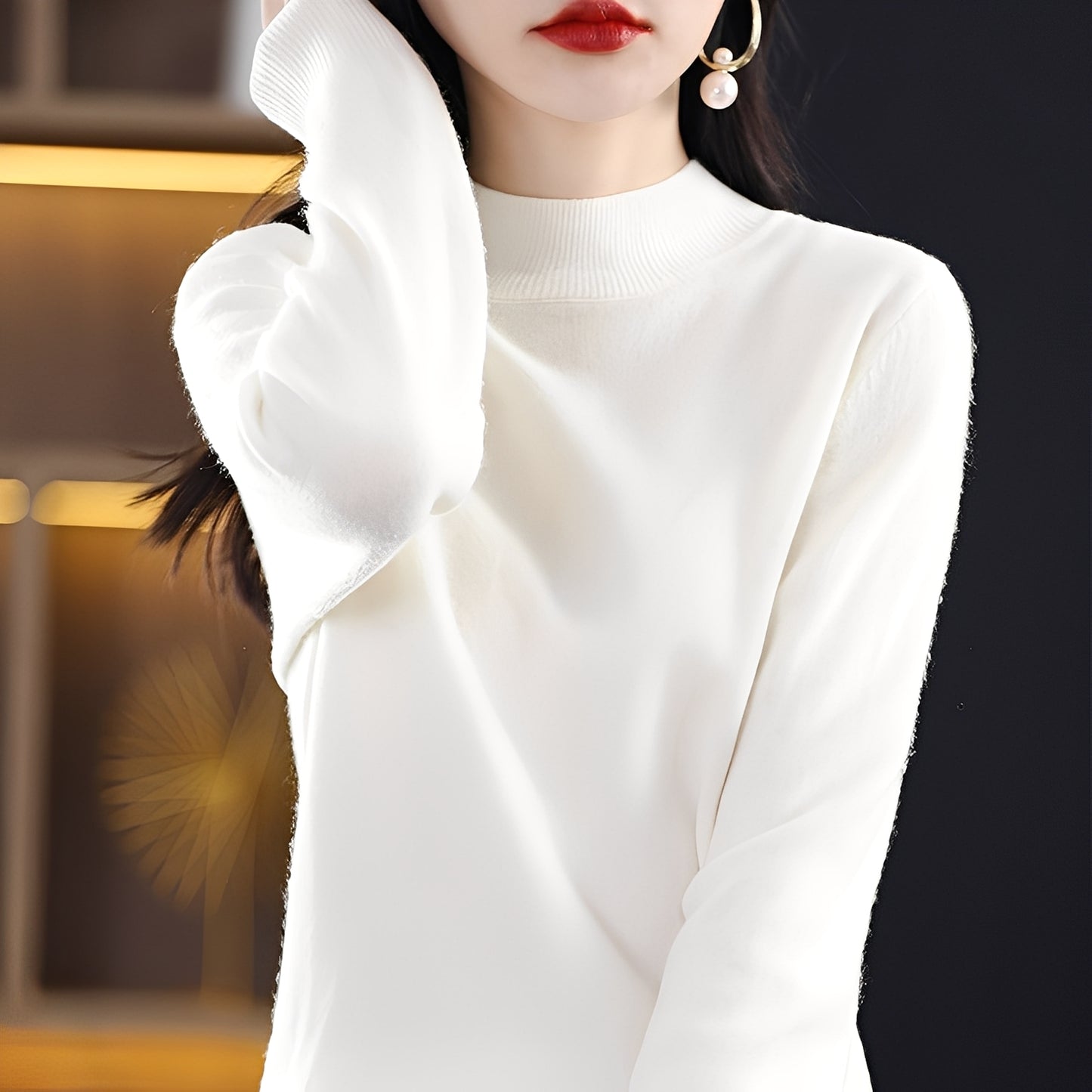 Natille - Lässiger Kaschmirpullover aus Wolle für Damen