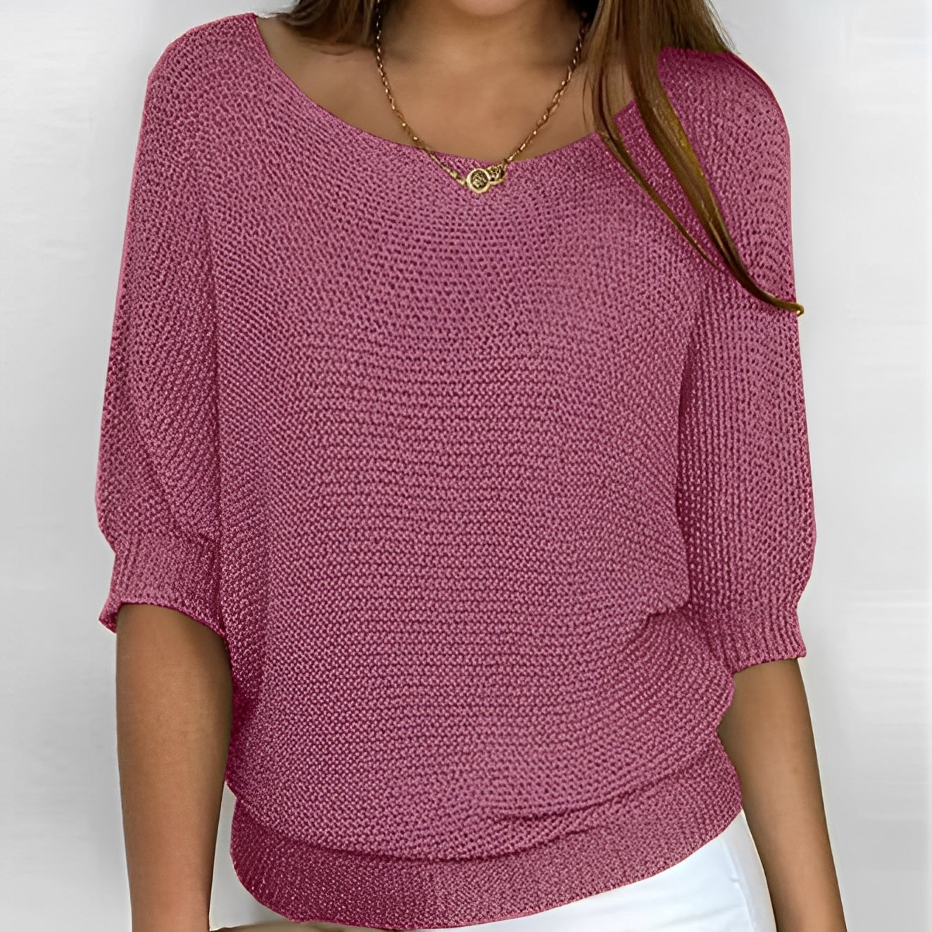 Kathleen - Bequemer, locker sitzender Pullover für Damen